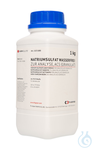 Natriumsulfat wasserfrei z. A.. ACS (min.  99.0 %) (Granulat)  VE=1 kg...
