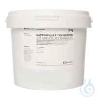 Natriumsulfat wasserfrei z. A.. ACS (min.  99.0 %) (Granulat)  VE=5 kg...