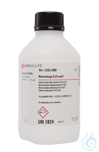 Natronlauge 0.25 mol/l (0.25N)  VE=1 l Natronlauge 0.25 mol/l (0.25N)  VE=1 l
