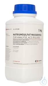 Natriumsulfat wasserfrei z. A.. ACS (min.  99.0 %) (Pulver)  VE=1 kg...