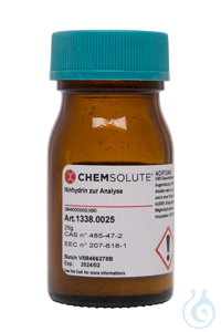 Ninhydrin z. A. (min. 99.0 %)  VE=25 g Ninhydrin z. A. (min. 99.0 %)  VE=25 g