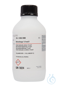 Natronlauge 1.0 mol/l (1.0 N)  VE=1 l Natronlauge 1.0 mol/l (1.0 N)  VE=1 l