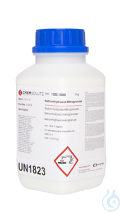 Natriumhydroxid reinst (Mikrogranulat. min. 99.0 %)  VE=1 kg Natriumhydroxid...