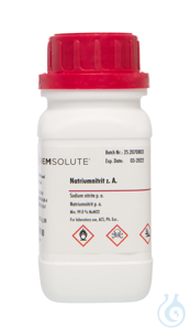 Natriumnitrit z. A.. ACS. Ph. Eur. (min. 99.0 %)  VE=100 g Natriumnitrit z....