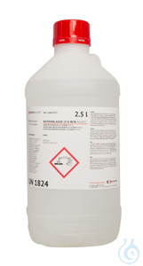 Natronlauge 15 % w/w reinst  VE=2.5 l Natronlauge 15 % w/w reinst  VE=2.5 l