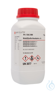 Nickel(II)-sulfat-Hexahydrat z. A.. ACS (min. 99.0 %)  VE=1 kg...