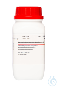 Natriumdihydrogenphosphat-Monohydrat z.  A.. ACS (min. 99.0 %)  VE=500 g...