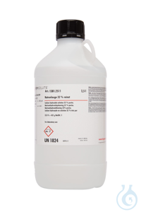 Natronlauge 32 % w/w reinst  VE=2.5 l Natronlauge 32 % w/w reinst  VE=2.5 l