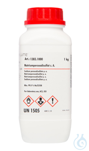 Natriumperoxodisulfat z. A.. ACS. ISO (min. 99.0 %)  VE=1 kg...