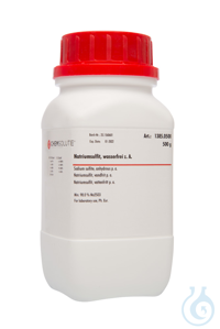 Natriumsulfit wasserfrei z. A.. Ph. Eur. (min.  98.0 %)  VE=500 g...