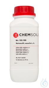 Natriumsulfit wasserfrei z. A.. Ph. Eur. (min.  98.0 %)  VE=1 kg...