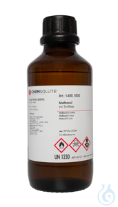 Methanol zur Synthese (min. 99.9 %)  VE=1 l Methanol zur Synthese (min. 99.9...
