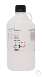 Methanol reinst. Ph. Eur.. DAB (min. 99.7 %)  VE=2.5 l Methanol reinst. Ph....