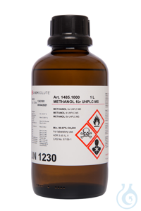 Methanol für UHPLC-MS (min. 99.97 %)  VE=1 l Methanol für UHPLC-MS (min....