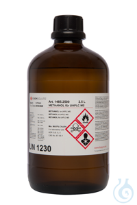 Methanol für UHPLC-MS (min. 99.97 %)  VE=2.5 l Methanol für UHPLC-MS (min....