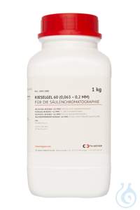 Kieselgel 60 (0.063 ? 0.2 mm) für die  Säulenchromatographie  VE=1 kg...