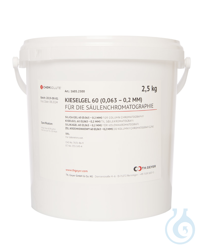 Kieselgel 60 (0.063 ? 0.2 mm) für die  Säulenchromatographie  VE=2.5 kg...