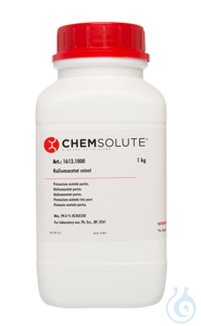 Kaliumacetat reinst. Ph. Eur.. BP (min. 99.0 %)  VE=1 kg Kaliumacetat reinst....