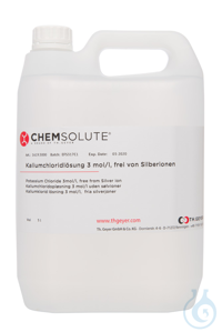 Elektrodenfülllösung. Kaliumchloridlösung 3  mol/l (3 N).  silberionenfrei...