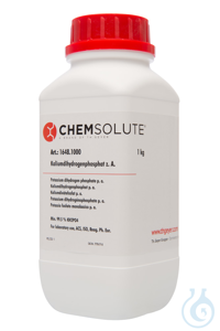 Kaliumdihydrogenphosphat z. A.. ACS. ISO.  Ph. Eur. (min. 99.5 %)  VE=1 kg...