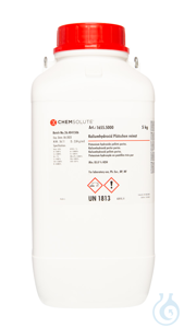 Kaliumhydroxid Plätzchen reinst. DAB. Ph.  Eur.. BP. NF (min. 85.0 %)  VE=5...