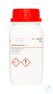 Kaliumhydrogensulfat z. A.. Ph. Eur. (min. 99.0 %)  VE=500 g...
