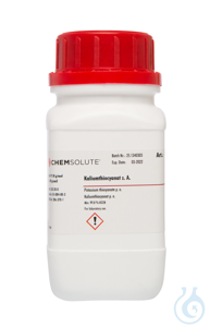 Kaliumthiocyanat z. A.. ACS. ISO. Ph. Eur. (min. 99.0 %)  VE=250 g...