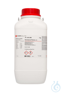 Kaliumhydroxid Plätzchen z. A.. Ph. Eur.. ISO  (min. 85.0 %)  VE=5 kg...