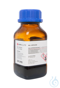 Kaliumpermanganat z. A.. Reag. Ph. Eur..  Reag. USP (min. 99.0 %)  VE=250 g...
