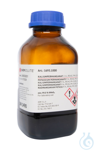 Kaliumpermanganat z. A.. Reag. Ph. Eur..  Reag. USP (min. 99.0 %)  VE=1 kg...