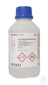 Kaliumfluoridlösung 33 % (w/w)  VE=1 l Kaliumfluoridlösung 33 % (w/w)  VE=1 l