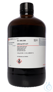 Iodlösung 0.05 mol/l (0.1 N). rückführbar auf SRM 136f NIST  VE=2.5 l...