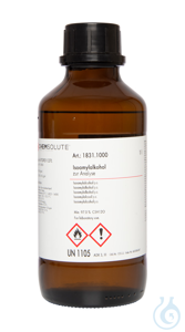 Isoamylalkohol z. A. (min. 97.0 %)  VE=1 l Isoamylalkohol z. A. (min. 97.0 %)...