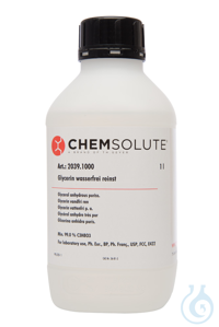 Glycerin wasserfrei reinst. Ph. Eur.. BP. Ph.  Franc.. USP. FCC. E422 (min....
