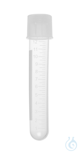 Kulturröhrchen. 2-Positionsverschluss. PP. 15 ml. steril. graduiert. 17 x 100...
