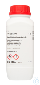 Eisen(III)-nitrat-Nonahydrat z. A.. ACS (min.  98.0 %)  VE=1 kg...