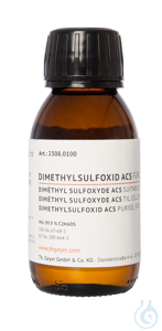 Dimethylsulfoxid. ACS.  für die Zellkultur geeignet (min. 99.9 %)  VE=100 ml...