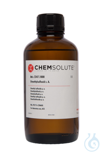 Dimethylsulfoxid z. A.. ACS (min. 99.9 %)  VE=1 l Dimethylsulfoxid z. A.. ACS...