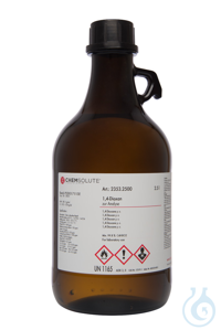 1.4-Dioxan z. A. (min. 99.8 %. stabilisiert mit  BHT)  VE=2.5 l 1.4-Dioxan z....