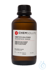 Dimethylsulfoxid Headspace grade (min. 99.99 %)  VE=1 l Dimethylsulfoxid...