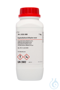 Kupfer(II)-chlorid-Dihydrat reinst (min. 99.0 %)  VE=1 kg...