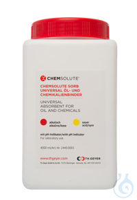CHEMSOLUTE® Sorb Öl- und Chemikalienbinder (Weithalsbehälter 4000 ml) VE=  4...
