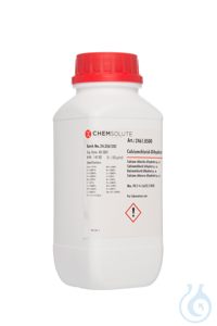 Calciumchlorid-Dihydrat z. A. (min. 99.5 %)  VE=500 g Calciumchlorid-Dihydrat...