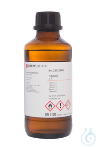 1-Butanol z. A. (min. 99.5 %)  VE=1 l 1-Butanol z. A. (min. 99.5 %)  VE=1 l