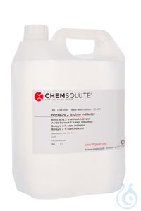 Borsäure 2 % ohne Indikator  VE=5 l Borsäure 2 % ohne Indikator  VE=5 l