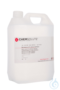 Borsäure 4 % ohne Indikator  VE=5 l Borsäure 4 % ohne Indikator  VE=5 l
