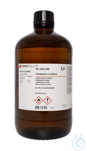 n-Butylacetat zur Synthese (min. 99.0 %)  VE=2.5 l n-Butylacetat zur Synthese...
