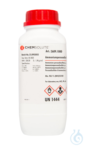 Ammoniumperoxodisulfat z. A.. ACS. Ph. Eur.  (min. 98.0 %)  VE=1 kg...