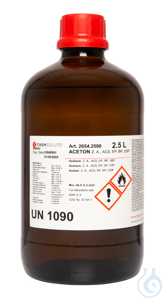 Aceton z. A.. ACS. Reag. Ph. Eur.. Reag. BP.  Reag. USP (min. 99.5 %)  VE=2.5...