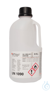 Aceton z. A.. ACS. Reag. Ph. Eur.. Reag. BP.  Reag. USP (min. 99.5 %)  VE=2.5...